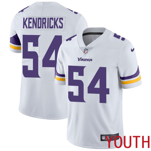 Minnesota Vikings #54 Limited Eric Kendricks White Nike NFL Road Youth Jersey Vapor Untouchable